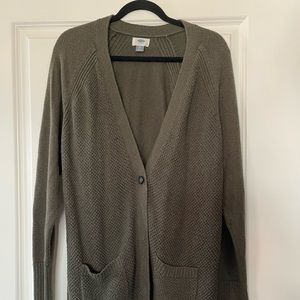 Olive Green Old Navy Cardigan